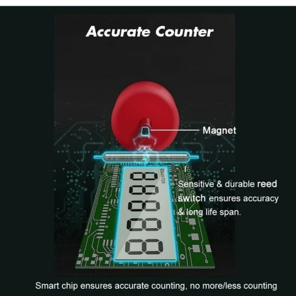 Red and Gray Digital Jump Rope - Picture 3 of 4